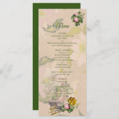 Victoriaanse Bush Garden Menu (Voorkant / Achterkant)