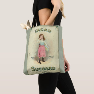 Victoriaanse Chocolade Kus Meisje Suiker Tote Bag