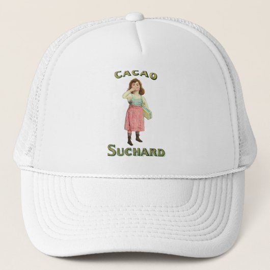 Victoriaanse Chocolade Kus Meisje Suiker Trucker Pet (Voorkant)