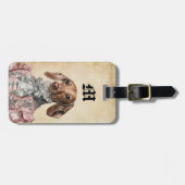 Victoriaanse Dachshund Honden Bagage Labels (Voorkant horizontaal)