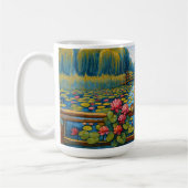 Victoriaanse dame bij het water koffiemok (Links)