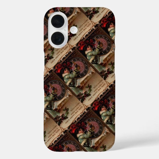Victoriaanse dame nieuwjaar Case-Mate iPhone case (Achterkant)