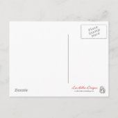 Victoriaanse dame, wordt u mijn Valentijnskaart Feestdagenkaart (Achterkant)