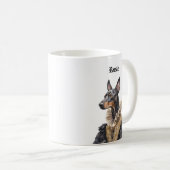 Victoriaanse Dobermann Pinscher Mokken (Voorkant rechts)