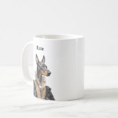 Victoriaanse Dobermann Pinscher Mokken (Voorkant links)