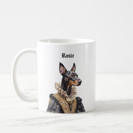 Victoriaanse Dobermann Pinscher Mokken (Links)