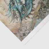 Victoriaanse Draak Serie Ontwerp 7 Tissuepapier (Detail)