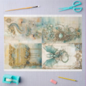 Victoriaanse Draken Serie Ontwerp 5 Tissuepapier (Craft)