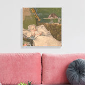 Victoriaanse Elegantie: Een Babywereld Canvas Afdruk (Insitu (Woonkamer))