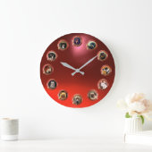 VICTORIAANSE EMAIL /HONDEN PORTRETTEN IN MINIATUUR GROTE KLOK (Huis)