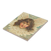 Victoriaanse engel print tegeltje (Zijkant)