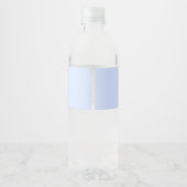 Victoriaanse engelen babyblauw waterfles etiket (Achterkant)