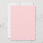 Victoriaanse engelen blozen roze kaart (Achterkant)