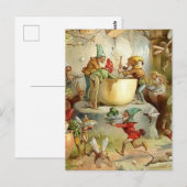 “Victoriaanse feeën” door E S Hardy Briefkaart (Voorkant / Achterkant)