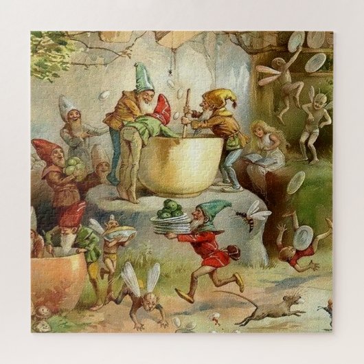 “Victoriaanse feeën” door E S Hardy Legpuzzel (Horizontaal)