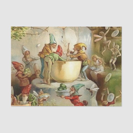 “Victoriaanse feeën” door E S Hardy Tissuepapier (Voorkant)