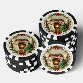 Victoriaanse Feeën Kerst Spirit Poker Chips (Opstapeling)