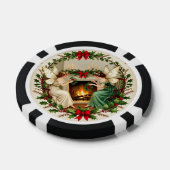 Victoriaanse Feeën Kerst Spirit Poker Chips (Enkel)
