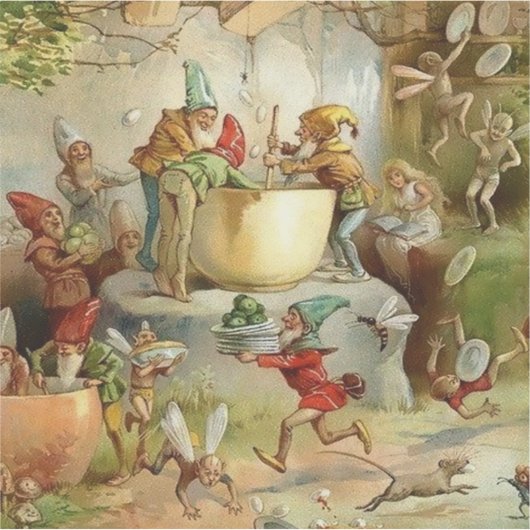 “Victoriaanse feeën” van E S Hardy Sticker (Voorkant)