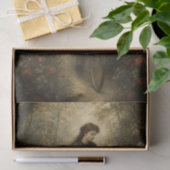 Victoriaanse Fiets Tuin Decoupage Tissuepapier (Geschenk)