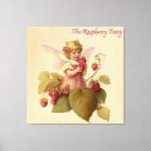 Victoriaanse “Frambozenfee”  Canvas Afdruk (Voorkant)