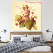 Victoriaanse “Frambozenfee”  Canvas Afdruk (Insitu (Slaapkamer))