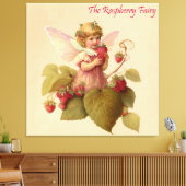 Victoriaanse “Frambozenfee”  Canvas Afdruk (Insitu (Woonkamer))