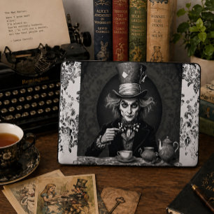 Victoriaanse Gekke Hoedenmaker Gotische Alice Geïn Laptop Sleeve