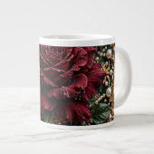 Victoriaanse gotische bloem grote koffiekop (Voorkant rechts)