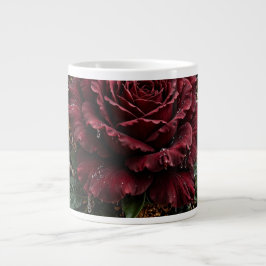 Victoriaanse gotische bloem grote koffiekop