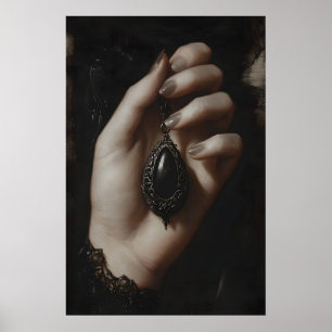 Victoriaanse Gotische Hangende Kunst Printbare Don Poster