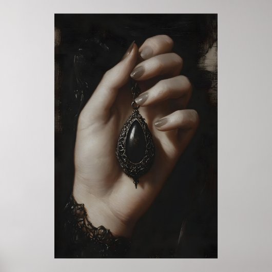 Victoriaanse Gotische Hangende Kunst Printbare Don Poster (Voorkant)