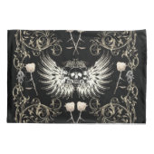 Victoriaanse gotische romantiek Schedelvleugels &  Kussensloop (Achterkant)