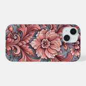 Victoriaanse hoes iPhone 15 case (Achterkant horizontaal)