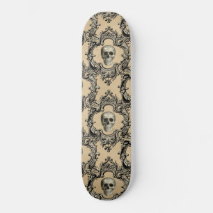 Victoriaanse kader schedels goth skelet gotisch persoonlijk skateboard