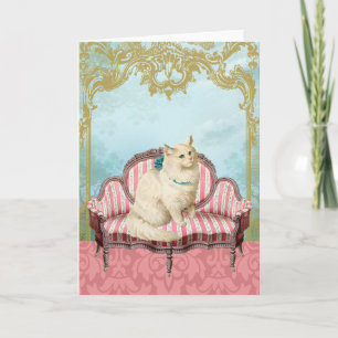 Victoriaanse kattenkaart kaart