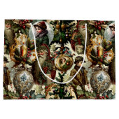 Victoriaanse Kerst Elegantie  Groot Cadeauzakje (Achterkant)