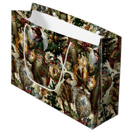 Victoriaanse Kerst Elegantie  Groot Cadeauzakje