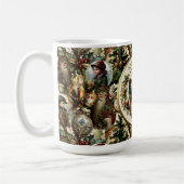 Victoriaanse Kerst Elegantie Koffiemok (Links)