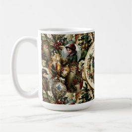 Victoriaanse Kerst Elegantie  Koffiemok