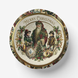 Victoriaanse Kerst Elegantie  Papieren Kommen