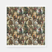 Victoriaanse Kerst Elegantie Servet (Voorkant)