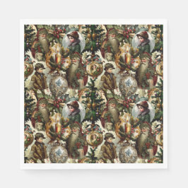 Victoriaanse Kerst Elegantie  Servet