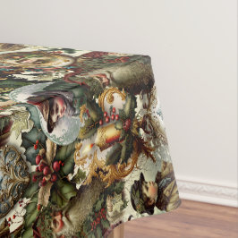 Victoriaanse Kerst Elegantie Tafelkleed