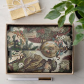 Victoriaanse Kerst Elegantie Tissuepapier (Geschenk)