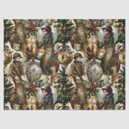 Victoriaanse Kerst Elegantie  Tissuepapier