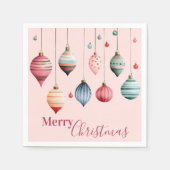 Victoriaanse kerstboomversieringen keuken   servet (Voorkant)