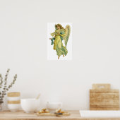 Victoriaanse Kerstengel, Gloria in Excelsis Deo Poster (Keuken)