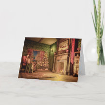 Victoriaanse Kerstkaart in oude stijl