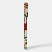 Victoriaanse Kerstman aan de telefoon met kinderen Case-Mate iPhone Case (Achterkant / Rechts)